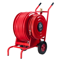 mobile hose reel, 90 metre hose trolley