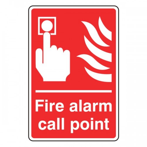 fire alarm sign