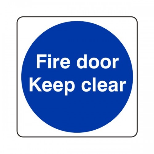 fire door sign