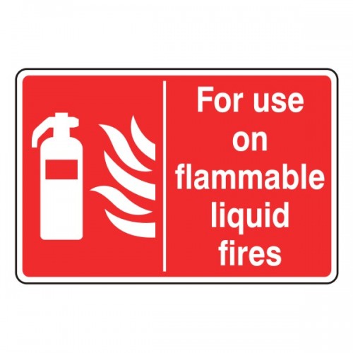 fire flammable liquid sign